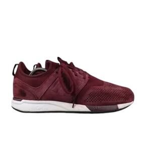 New Balance Shoes Mens 8.5 Sneakers Lifestyle 247 Suede Burgundy Active Casual
